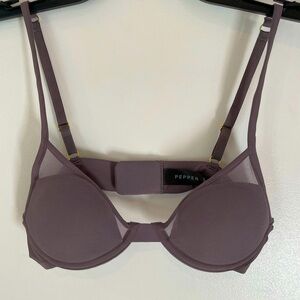 Pepper lace plunge bra